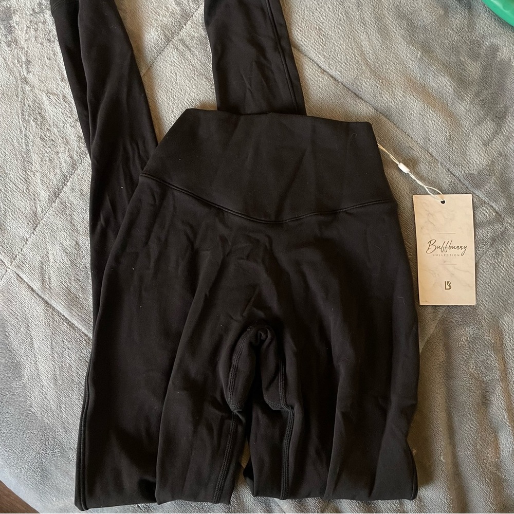 Buffbunny aggressive scrunch leggings in onyx black XXS
